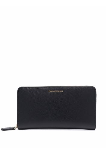 Emporio Armani classic zip wallet - Nero