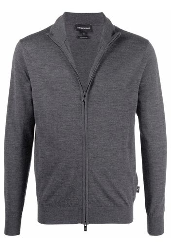 Emporio Armani long-sleeve zip sweatshirt - Grigio