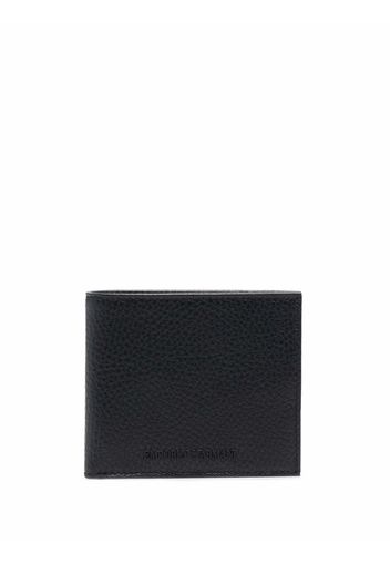 Emporio Armani bi-fold leather wallet - Nero