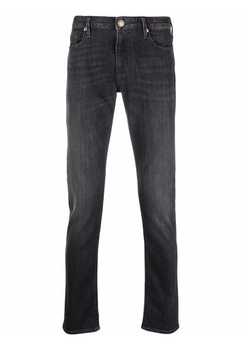 Emporio Armani slim-cut jeans - Nero