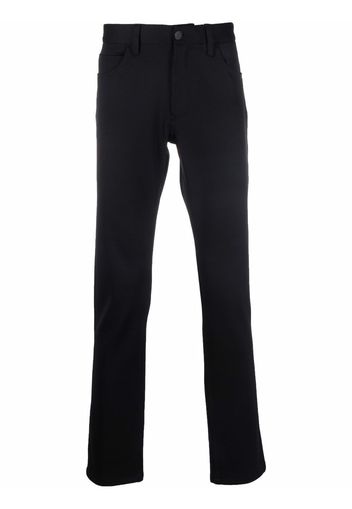 Emporio Armani straight-leg chino trousers - Nero