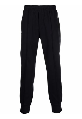 Emporio Armani side-zip pocket track pants - Blu