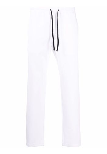 Emporio Armani drawstring logo-print trackpants - Bianco