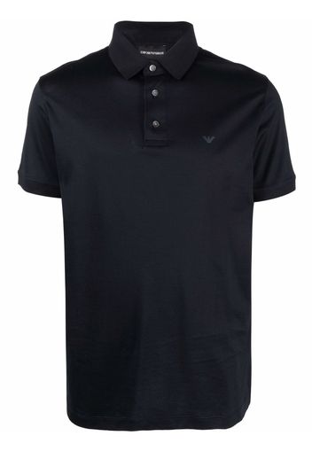 Emporio Armani Polo con stampa aquila - Blu