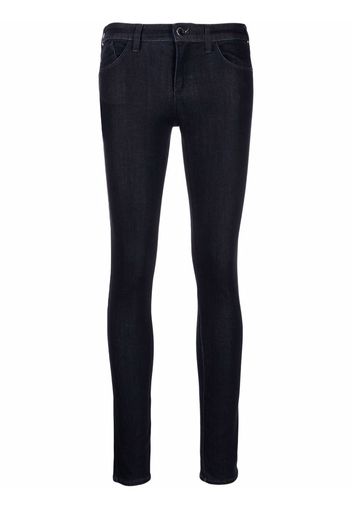 Emporio Armani low-rise skinny jeans - Blu
