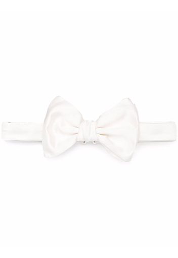 Emporio Armani silk bow tie - Bianco