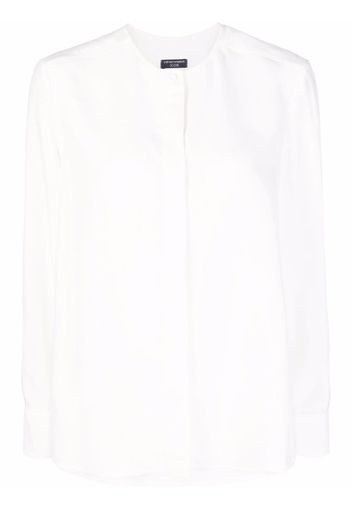 Emporio Armani Camicia senza colletto - Bianco