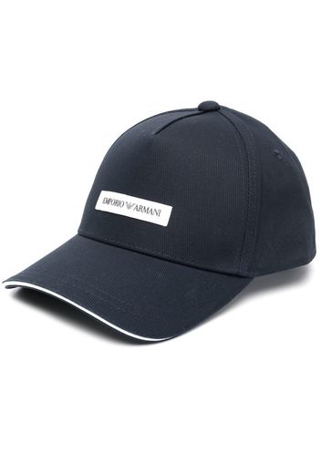Emporio Armani Cappello da baseball con logo - Blu