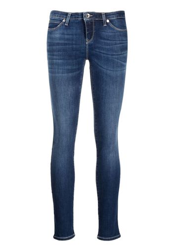 Emporio Armani mid-rise skinny jeans - Blu