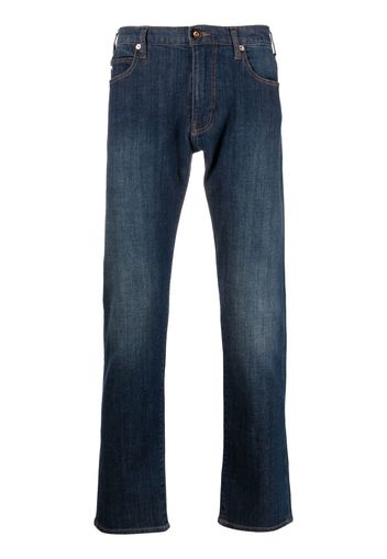 Emporio Armani straight leg denim jeans - Blu