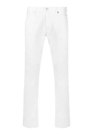 Emporio Armani Jeans slim con logo posteriore - Bianco