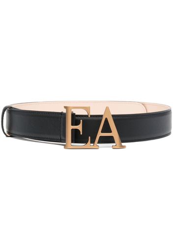 Emporio Armani Cintura con fibbia logo - Nero