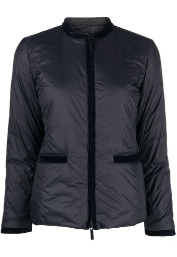 Emporio Armani high neck zip-up jacket - Blu