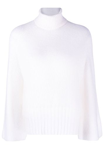 Emporio Armani ribbed-knit roll-neck jumper - Toni neutri