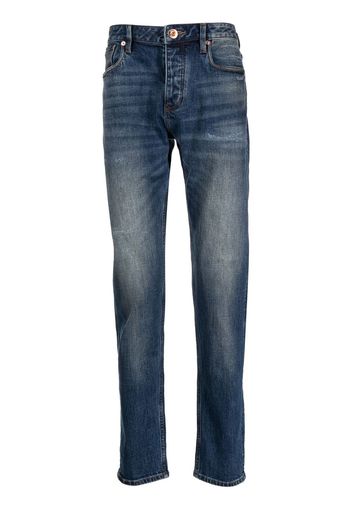 Emporio Armani Jeans dritti a vita media - Blu