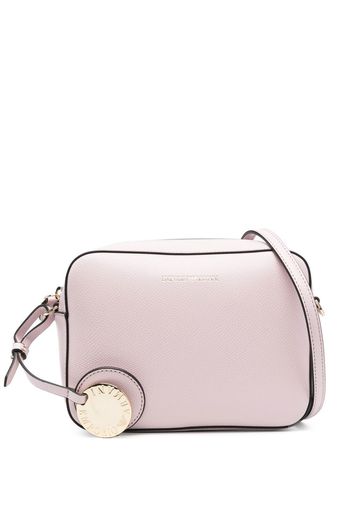 Emporio Armani logo charm crossbody bag - Rosa