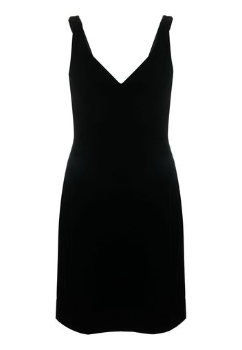 Emporio Armani V-neck sleeveless dress - Nero