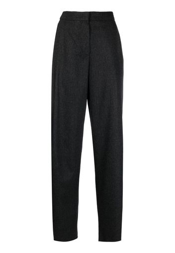 Emporio Armani tapered-leg trousers - Grigio