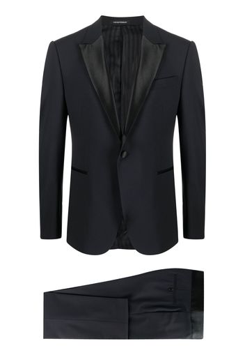 Emporio Armani single-breasted suit - Blu