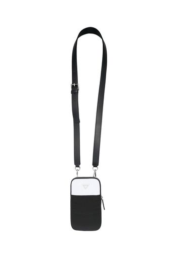 Emporio Armani logo-plaque phone bag - Nero