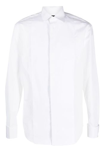 Emporio Armani long-sleeve cotton shirt - Bianco