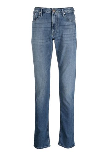 Emporio Armani Jeans slim a vita media - Blu