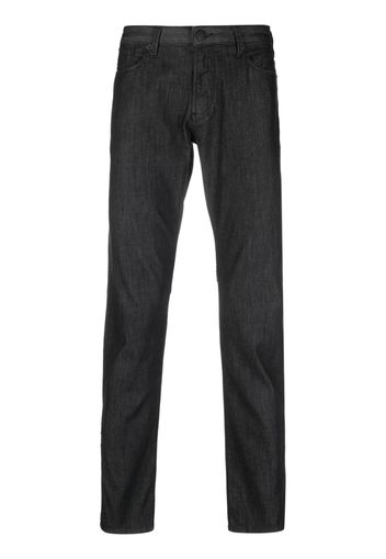 Emporio Armani mid-rise slim-fit jeans - Nero