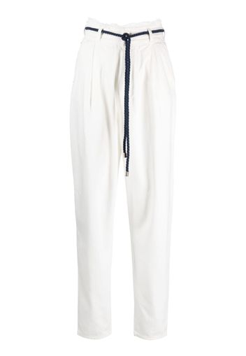 Emporio Armani high-rise straight jeans - Bianco