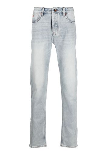 Emporio Armani light-wash straight-leg jeans - Blu