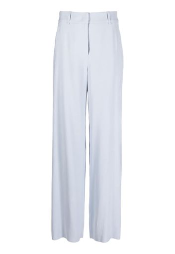 Emporio Armani high-waisted palazzo pants - Blu