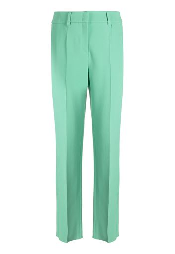 Emporio Armani Pantaloni a vita alta con pieghe - Verde