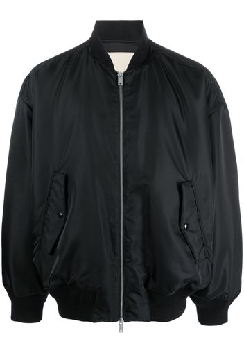 Emporio Armani Bomber con zip - Nero