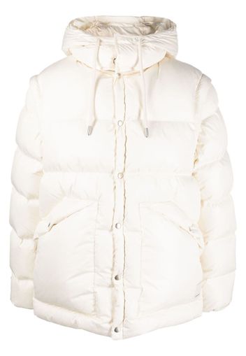 Emporio Armani hooded padded jacket - Toni neutri