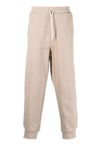 Emporio Armani drawstring organic cotton track pants - Toni neutri