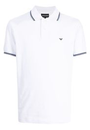 Emporio Armani Polo con ricamo - Bianco