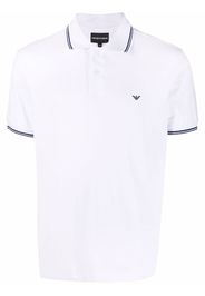 Emporio Armani Polo con stampa - Bianco