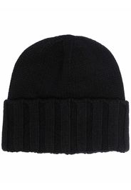 Emporio Armani cashmere beanie hat - Nero