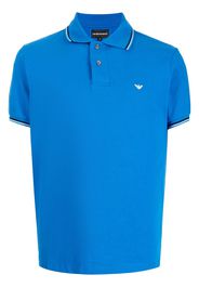 Emporio Armani Polo con ricamo - Blu