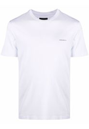 Emporio Armani logo-print crewneck T-shirt - Bianco