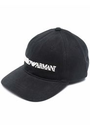 Emporio Armani embroidered-logo baseball cap - Nero