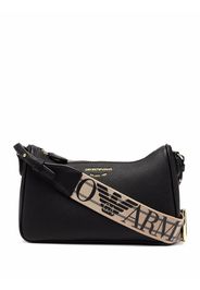 Emporio Armani logo-stamp shoulder bag - Nero