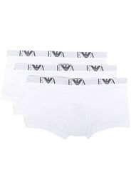 Emporio Armani three-pack logo-band boxers - Bianco