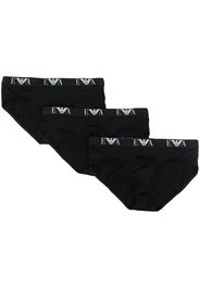 Emporio Armani logo-waistband boxer pack - Nero