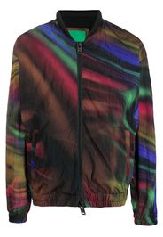 Emporio Armani Bomber con stampa astratta - Multicolore