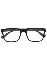 Emporio Armani changeable-lens rectangular sunglasses - Nero