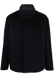 Emporio Armani high neck concealed fastening jacket - Blu