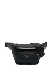 Emporio Armani logo-plaque belt bag - Nero