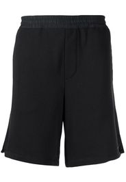 Emporio Armani elasticated-waist bermuda shorts - Blu