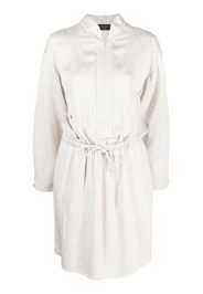 Emporio Armani draped shirt dress - Toni neutri