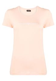 Emporio Armani T-shirt con stampa - Rosa